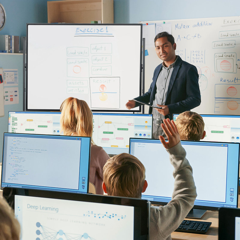 Wall Mounted Magnetic Whiteboard, 48''x36''