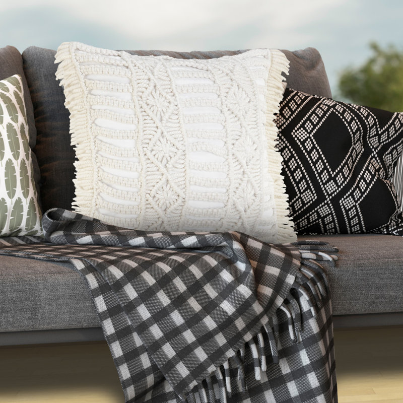 Coussin décoratif intérieur 24 po x 24 po
