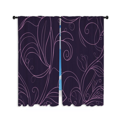 Paire de rideaux obscurcissant en polyester