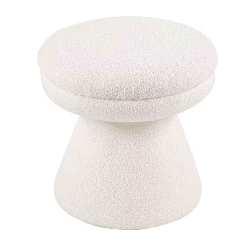 Tabouret Yasir, Blanc, Blanc