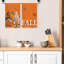 Ensemble de 2 essuie-tout d'automne à motif citrouille d'automne 18 x 26 pouces à motif d'automne