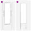 vidaXL Garden Privacy Screen Partition Outdoor Decor Modern Decorative Barrier