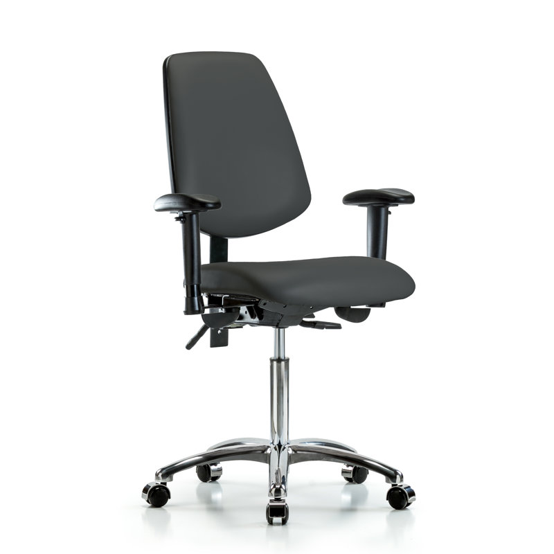 Chaise de travail Belle, Roulettes, Anthracite, Non inclus
