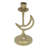 9" H x 5" W Gold Crescent Moon Taper Holder