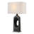 Uttermost Void Matte Black Table Lamp