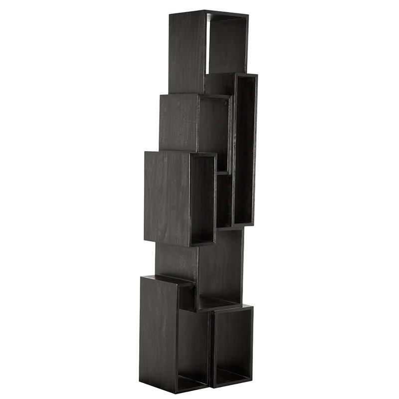 Lincoln Solid Wood Geometric Bookcase