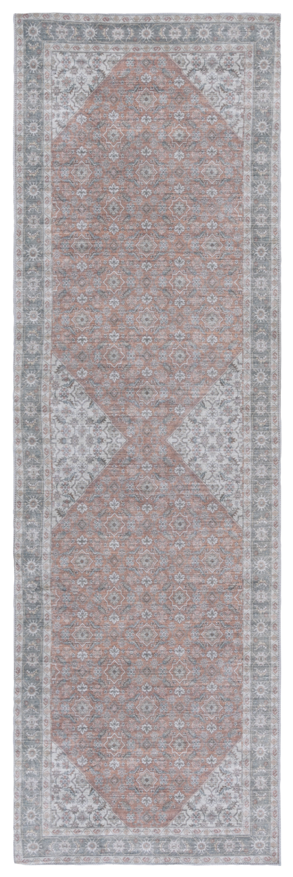 Rust And Olive Rug Bungalow Rose Arizona 215 Area Rug In Rust / Olive - Wayfair Canada