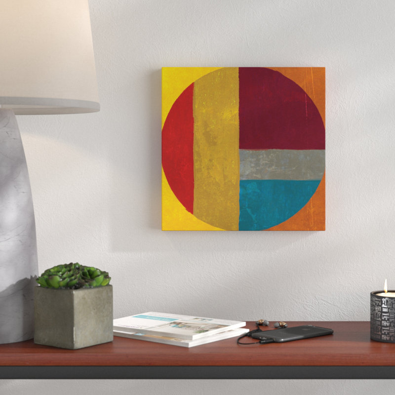 « circle », impression sur toile tendue, H 12 po x l 12 po