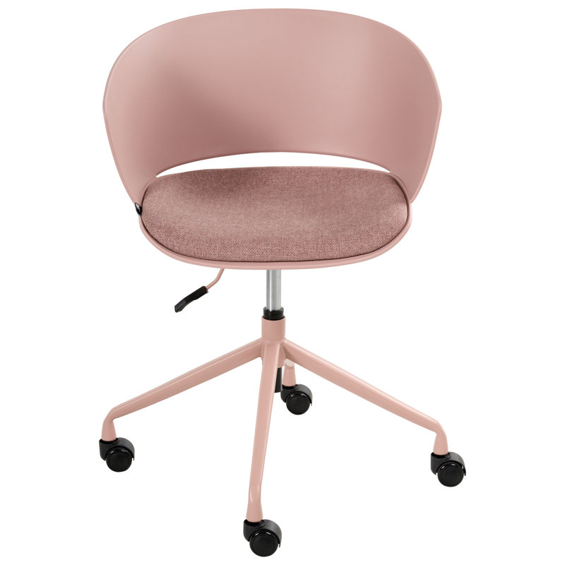 Polyester Office Chair, Pink