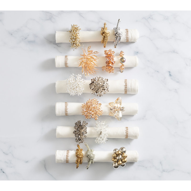 Rope Knot Napkin Ring, Silver