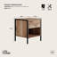 43.8cm W Bedside Table-98420164