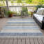 Tapis bleu marine Xhevrie intérieur / extérieur lavable à la machine-112171318