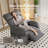Zero Gravity Electric Leather Recliner Chair with  USB Charger & Storage Pockets-409409789
