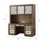 Bureau d’ordinateur avec huche Hogan