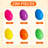 200-Pack Easter Eggs Bulk Plastic Pastel Colored Eggs With Storage Container - Easter Eggs For Hunts, Classroom Prizes, Daycare Centers, Gender Reveal, Birthday Party Supplies-2074841288