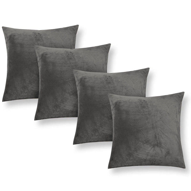 Square Cushion Cover, Grey