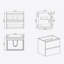 Meuble-lavabo mural flottant avec lavabo et rangement spacieux-1109265540-1109265541-1109265662