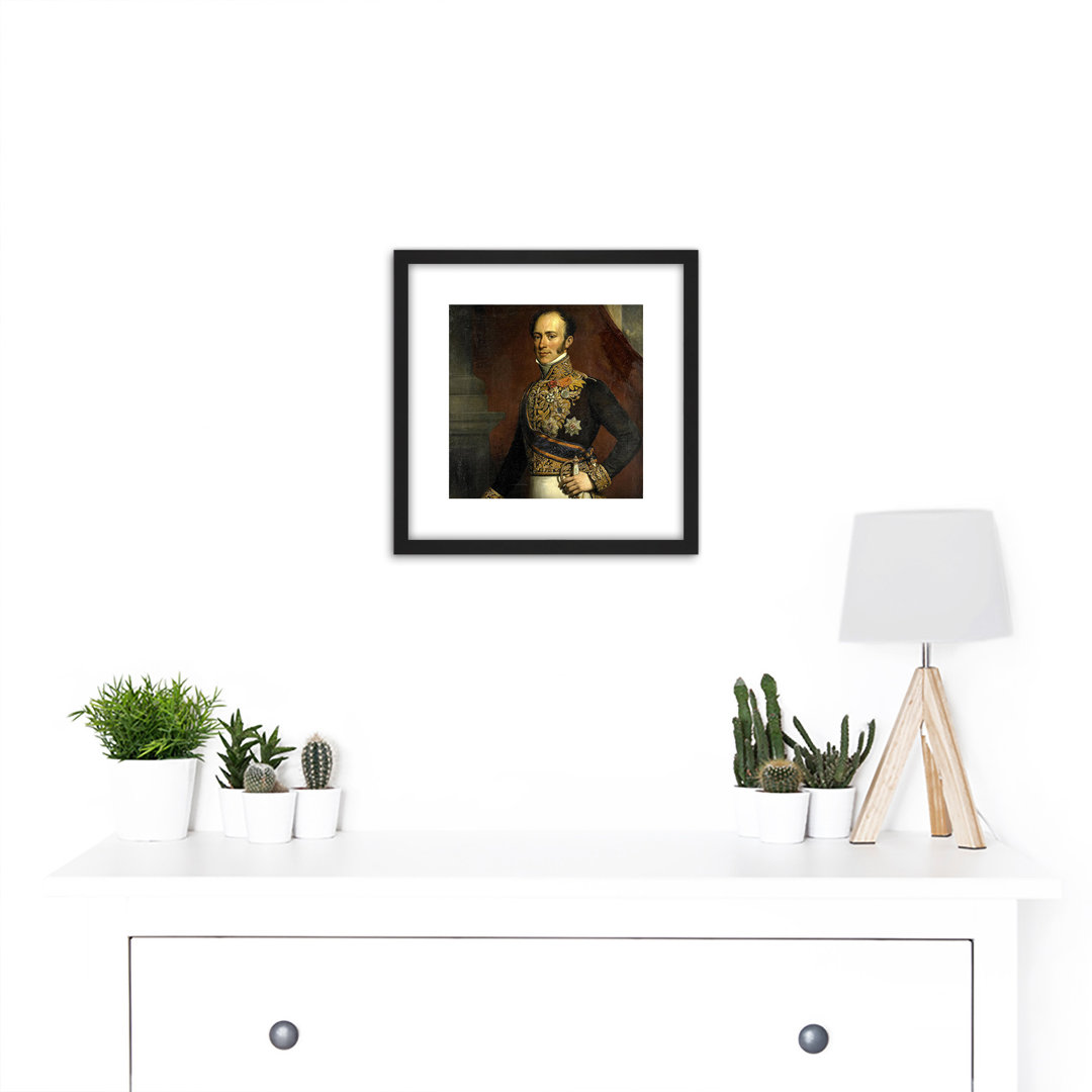 Portrait Jan Jacob Rochussen by Pieneman - Single Picture Frame Painting