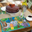 Napperons réversibles 4 pièces Kids Jungle Friends
