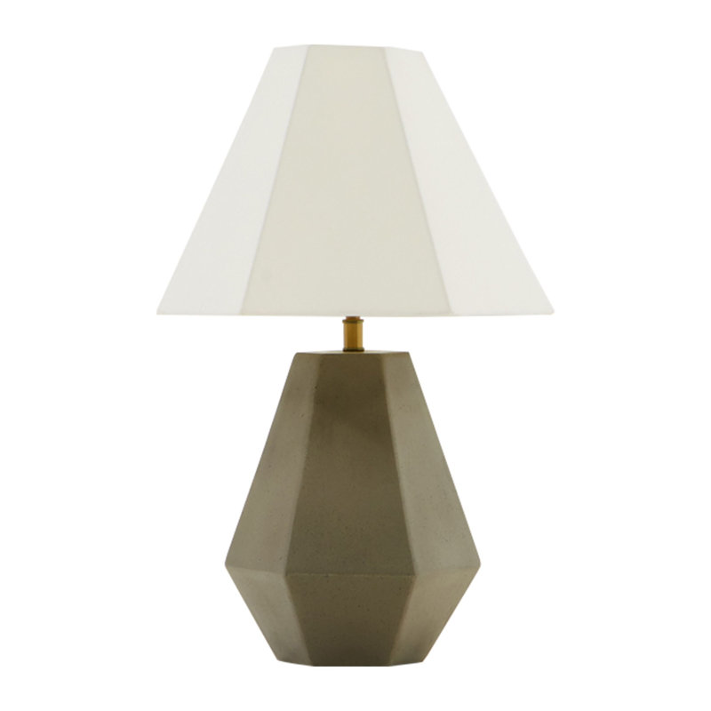 Lampe de table 22 po grise