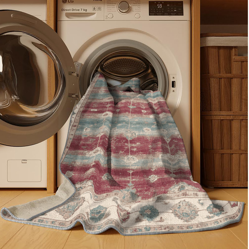 Tapis gris lavable à la machine, Tapis de couloir 2 pi x 4 pi