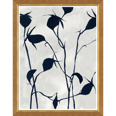 Ink on Paper - Rose Hips Framed Graphic Art by Susan Hable