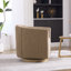Chaises d'appoint modernes avec rangement, base en bois pivotant en chenille pour la maison