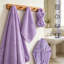 Ensemble de salle de bain 4 pièces : serviette de bain, serviette pour les mains, turban pour les cheveux et bandeau pour un usage quotidien
