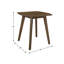 Table basse à 4 pieds et 3 tables de groupage