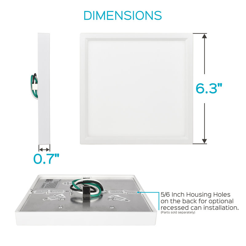 Emmly Acrylic LED Flush Mount