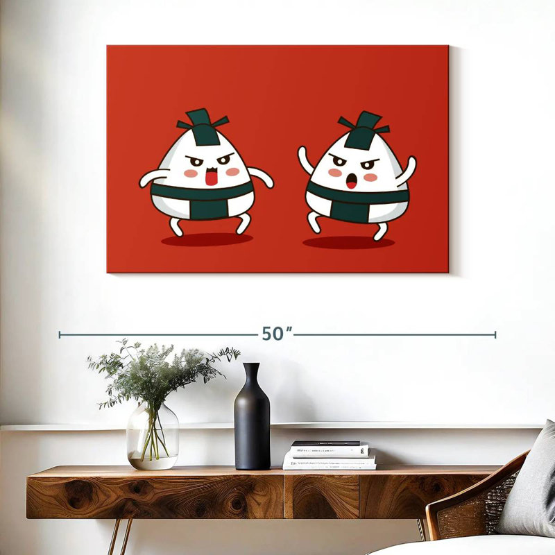 Ketti Sumo Onigiri, 26" H x 39" W