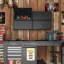 Armoire de rangement murale verrouillable en métal Ackron, en acier robuste avec portes à vérin à gaz, idéale pour garage, cuisine, entrepôt et bureau.-1374437871