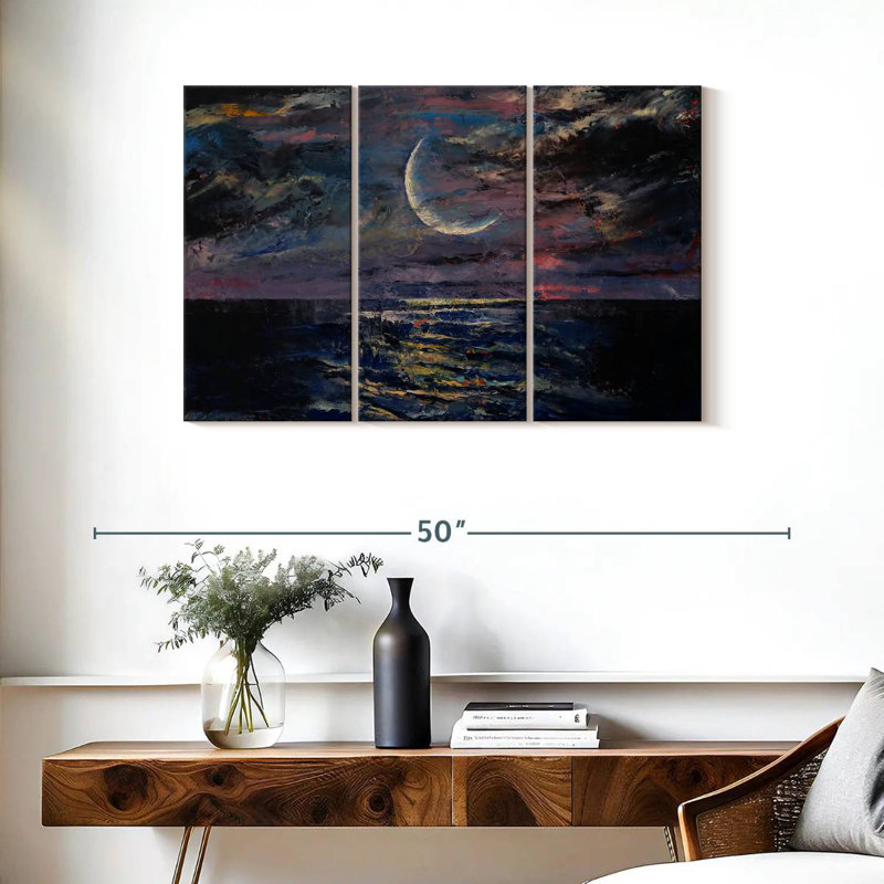 Oberle Moon, 24" H x 38" W