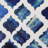Blue Diamond Pattern Bone Inlay Mirror-1994536406