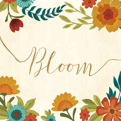 Flourish V by Veronique Charron - Wrapped Canvas Print