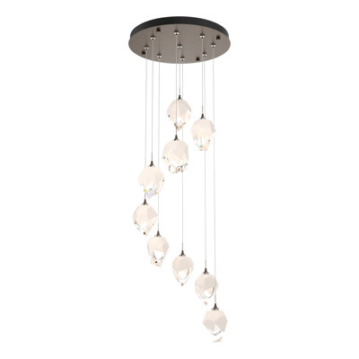 Luminaire suspendu géométrique à 9 lumières Chrysalis