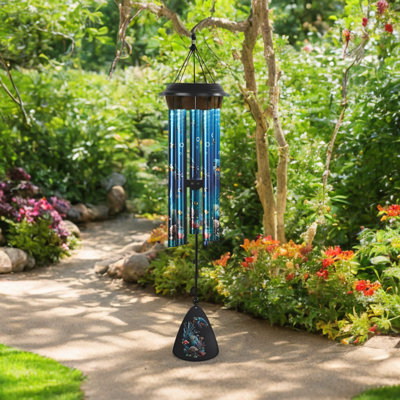36"Long Sea Turtle Stamped Tube Wind Chime