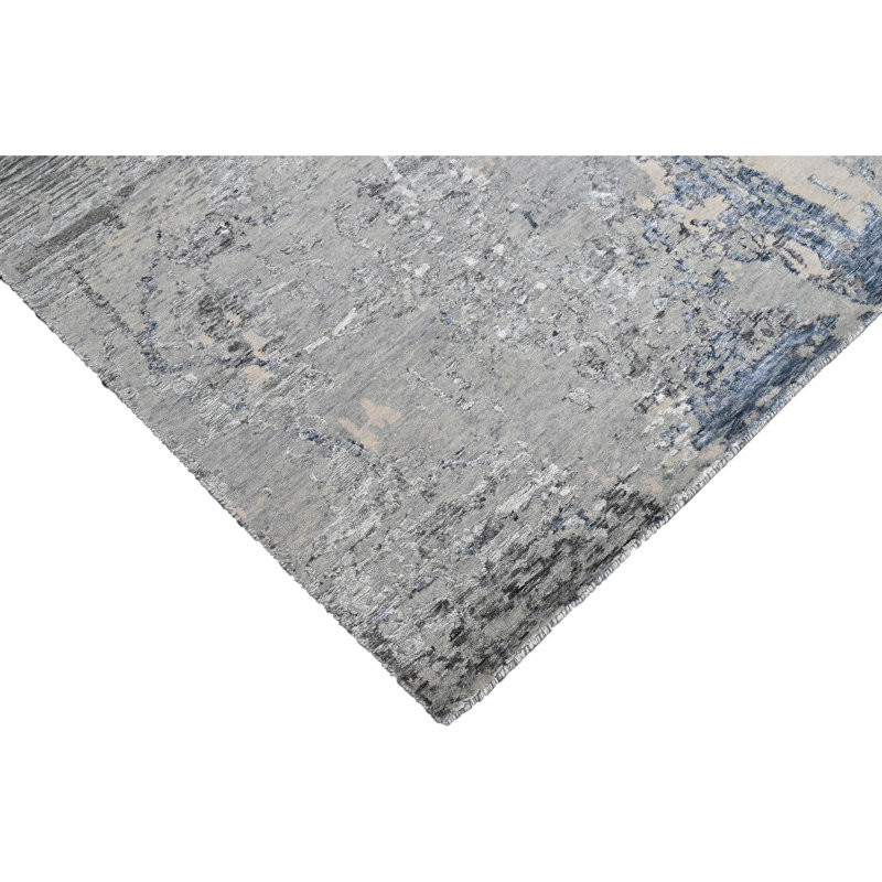 Handmade Wool Area Rug, Rectangle 10' x 14'