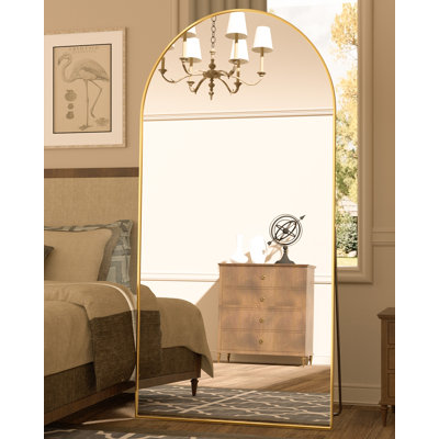 Arched  Metal Oversized Full-Length Mirror