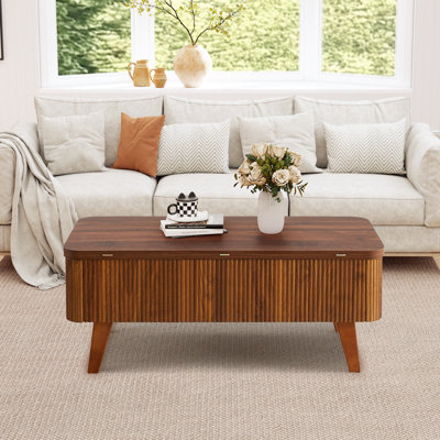 4-In-1 Multi-Fuction Lift Top Coffee Table With Storage