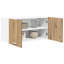 Vidaxl Hanging Cabinet With Storage Riga Artisan Oak 80 X 31 X 40 Cm-121218053-121218054