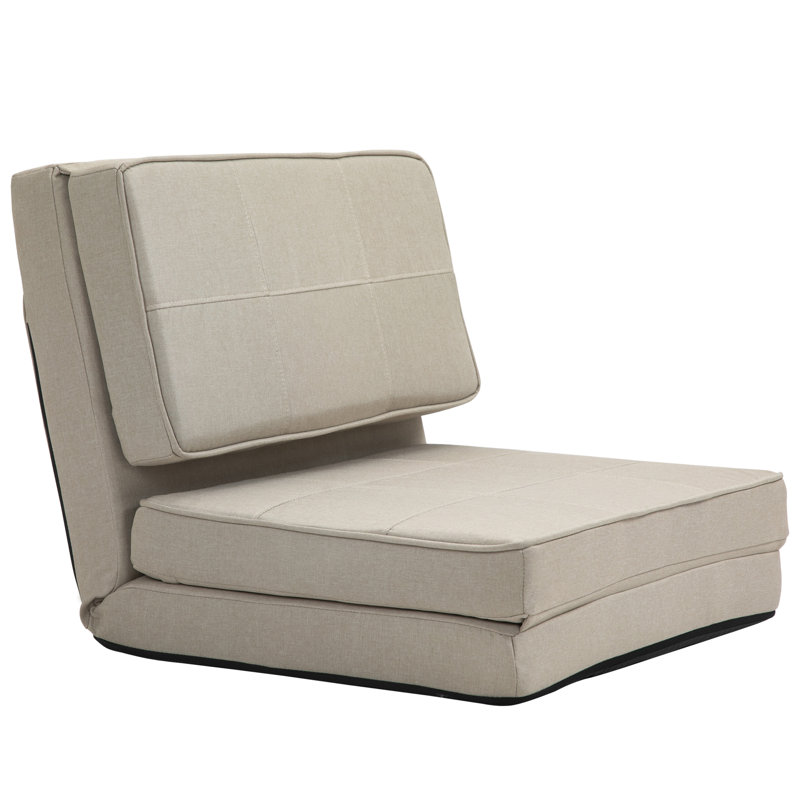 Matelas de futon de chaise 7,75 po Laci, Crème