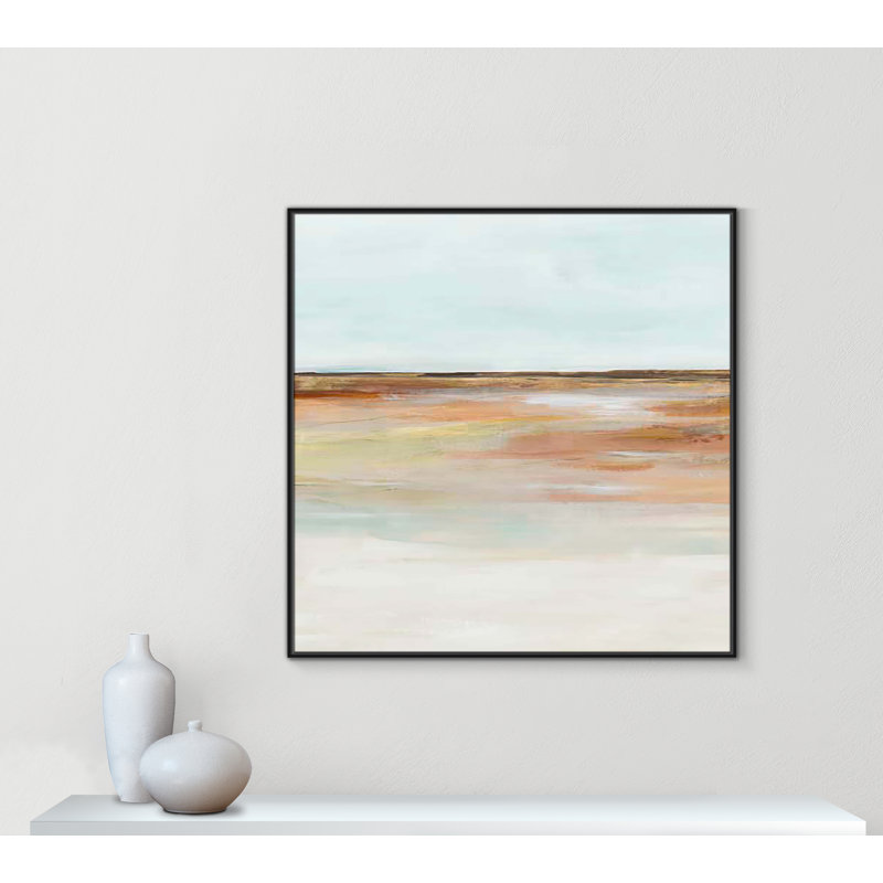 «Coastal Glades I Print» par Ian C, Cadre flottant noir, H 46,5 po x l 46,5 po x P 2 po