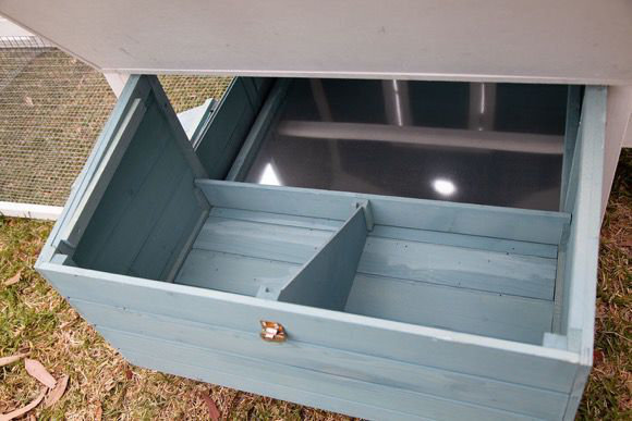103" Garden Window Wooden Chicken Coop Rabbit Hutch Cage With Run And Nesting Box