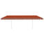 Dakota Fields Fabric Cover Retractable Patio Awning-2049665057-2049665063-2057166387