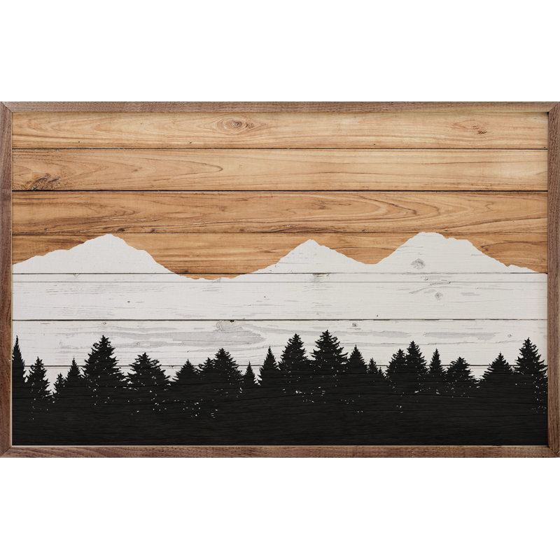 Set Three Sisters Mountains Left View, 5" H x 8" W