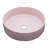 16" Round Ceramic Vessel Bathroom Sink, Modern Above-Counter Vanity Basin, No Faucet Hole, for Contemporary Bathrooms-110296558
