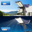 Éclairage extérieur à DEL pour la maison (ensemble de 2) avec panneaux solaires Crépuscule à l'aube avec capteur de mouvement Télécommande 6500W étanche pour les parcs de stationnement