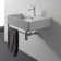Scarabeo By Nameeks Teorema 18.1'' White Ceramic Rectangular Bathroom Sink with Overflow