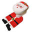 Emmett Christmas Toilet Seat Cover and Pedestal Mat Set